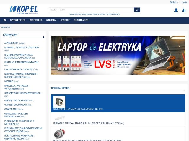 Hurtownie Elektryczne Kopel Sp. z o.o. Online
